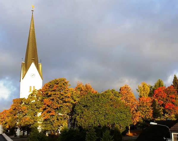 Hamar domkirke - høstfarger